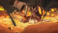 Chainsaw Man fighting Bomb Devil (Image Credit: MAPPA)